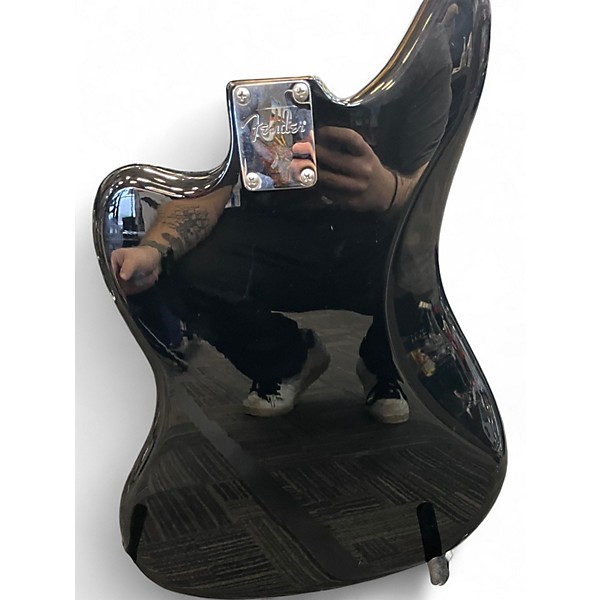 Used Fender Jaguar Bass Black Electric Bass Guitar