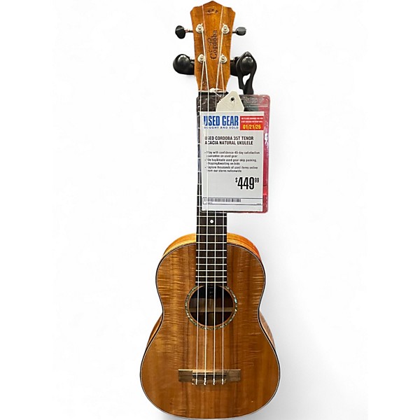 Used Cordoba 35T Tenor Acacia Natural Ukulele