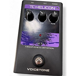 Used Tc Helicon MEGAPHONE AND DISTORTION Effect Pedal