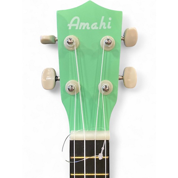 Used Amahi CONCERT UKULELE Green Ukulele