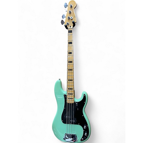 Used Squier Classic Vibe 1970S Precision Bass Surf Green Electric Bass Guitar