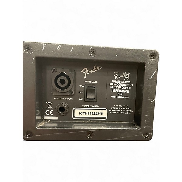 Used Fender Rumble 100 1x15 100W Bass Combo Amp