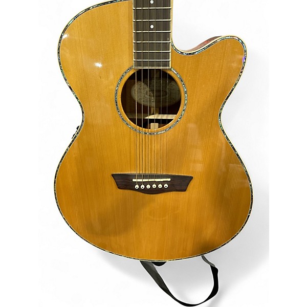 Used Washburn WG16SC Natural Acoustic Guitar