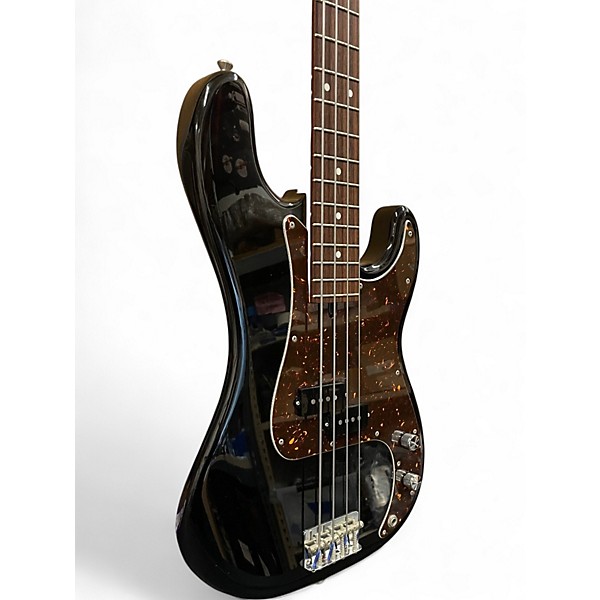 Used Crews Maniac Sound Black Electric Bass Guitar