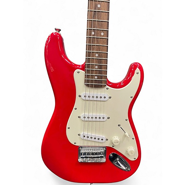 Used Squier Mini Affinity Stratocaster Red Electric Guitar