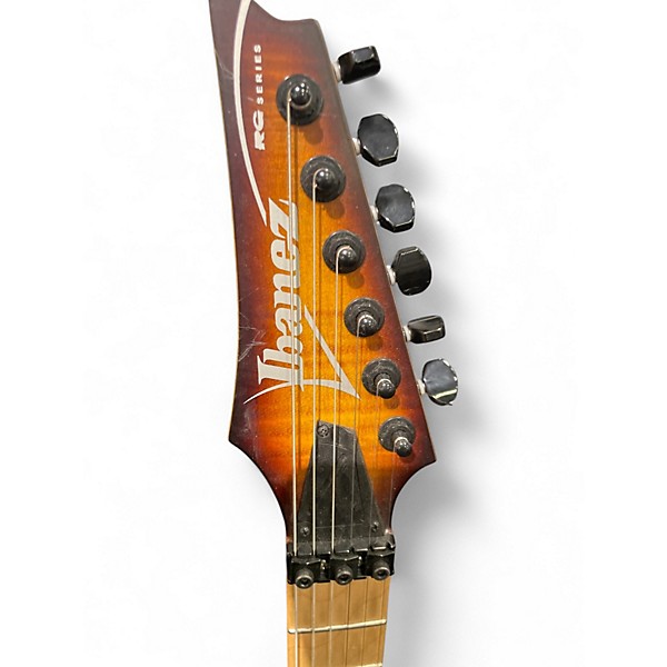 Used Ibanez RGAR42MFMT DRAGON EYE BURST FLAT Solid Body Electric Guitar