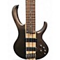 Used Ibanez BTB606 Transparent Gray Flat Electric Bass Guitar