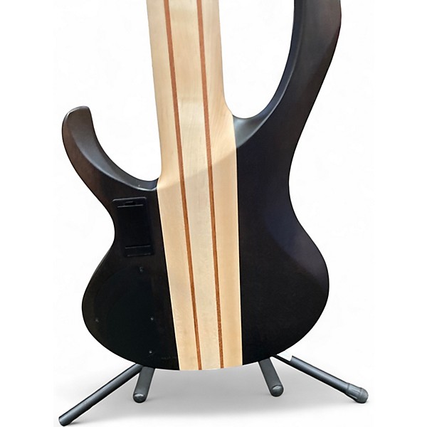 Used Ibanez BTB606 Transparent Gray Flat Electric Bass Guitar