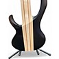 Used Ibanez BTB606 Transparent Gray Flat Electric Bass Guitar