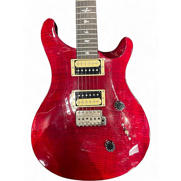 Used PRS SE Custom 24 Ruby Solid Body Electric Guitar