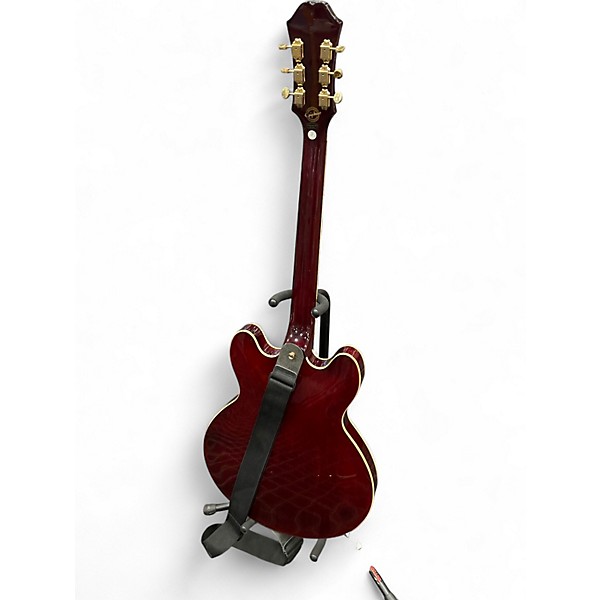Used Epiphone Riviera P93 Wine Red Hollow Body Electric Guitar