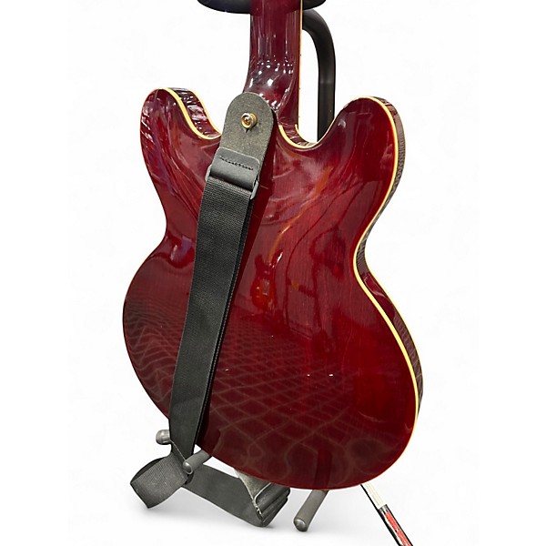 Used Epiphone Riviera P93 Wine Red Hollow Body Electric Guitar