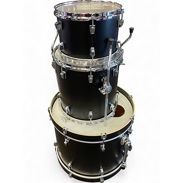 Used Ludwig 3 Piece NEUSONIC Black Drum Kit