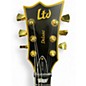 Used ESP EC1000 Black and Gold Solid Body Electric Guitar