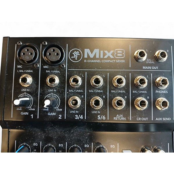 Used Mackie MIX8 Unpowered Mixer
