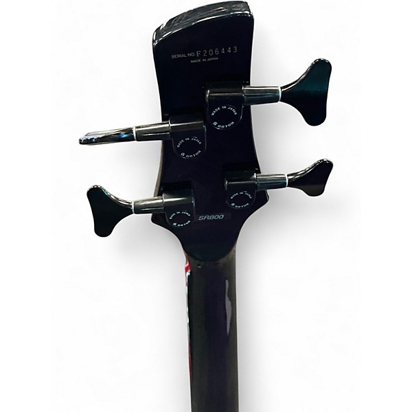 Used Ibanez SR800 BLACK Electric Bass Guitar