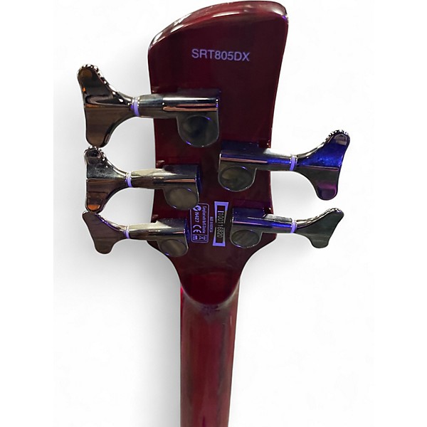 Used Ibanez SR805DX Amber Electric Bass Guitar