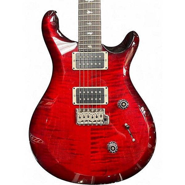 Used PRS Custom 24 FIRE RED BURST Solid Body Electric Guitar