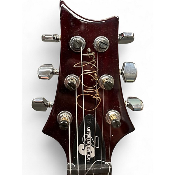 Used PRS Custom 24 FIRE RED BURST Solid Body Electric Guitar