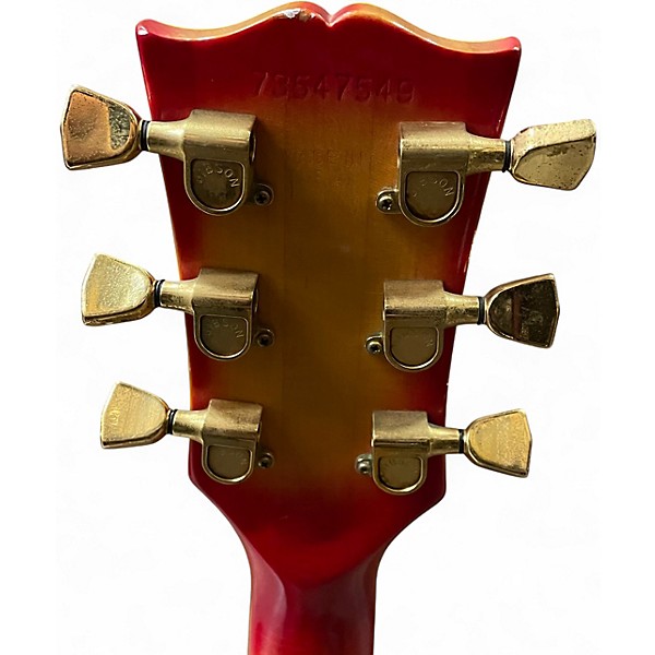 Vintage 1977 Gibson Les Paul Custom Cherry Burst Solid Body Electric Guitar