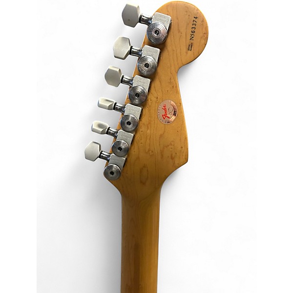 Used Fender American Standard Stratocaster Left Handed WHITE Electric Guitar