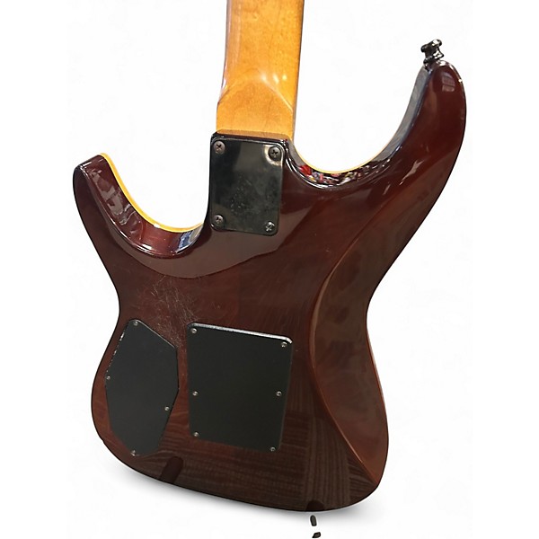 Used Zion CLASSIC FR HSS AMBER Solid Body Electric Guitar