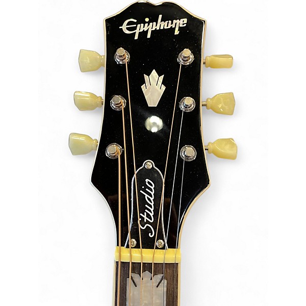 Used 2025 Epiphone J-200 Studio Vintage Sunburst Acoustic Electric Guitar