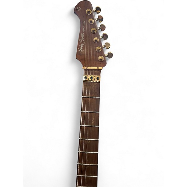 Used Harley Benton MAX Fusion Signature Green Burst Solid Body Electric Guitar