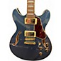 Used Ibanez AS73G-PBM-5B-04 Metallic Blue Acoustic Electric Guitar thumbnail