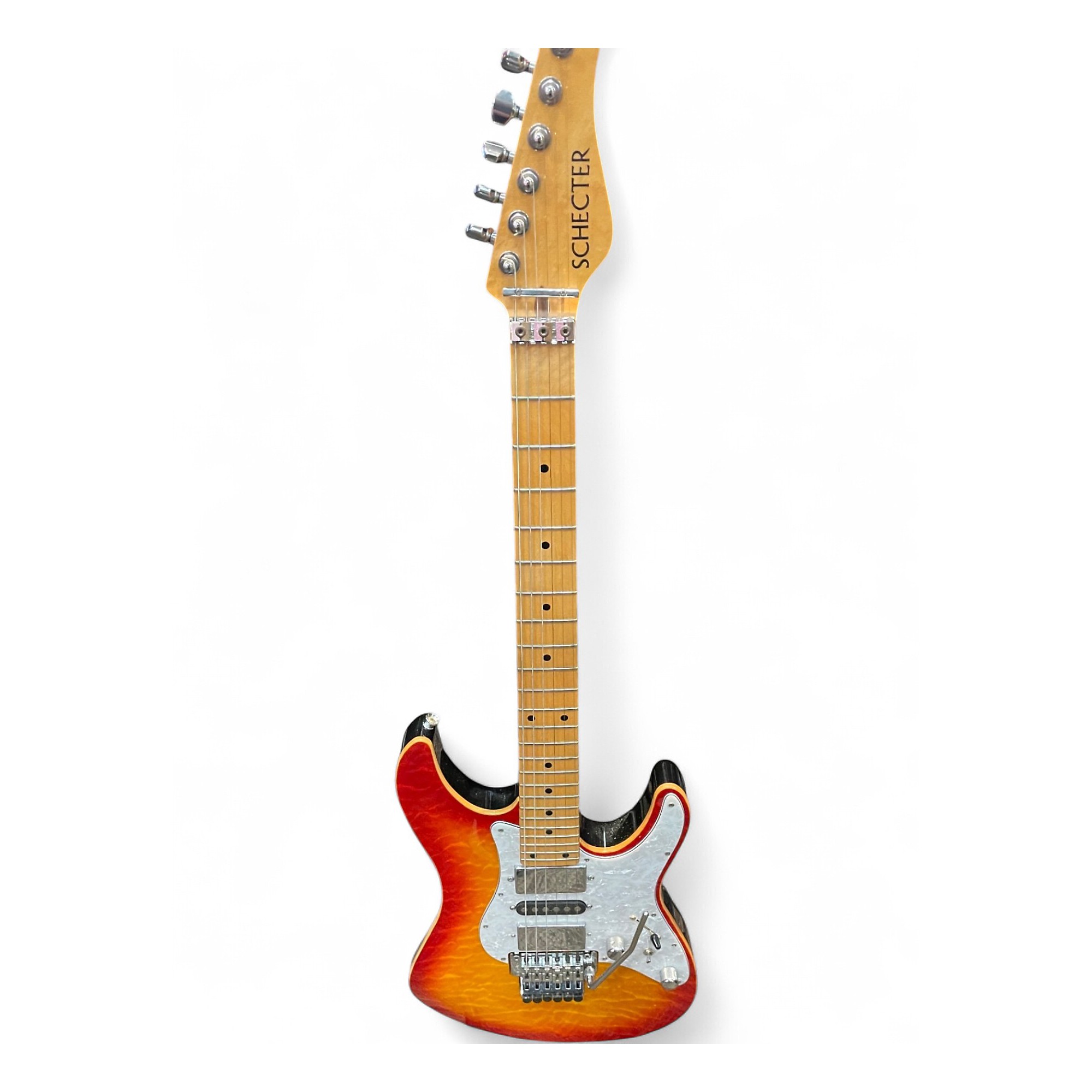 Used 2008 Schecter Guitar Research SD-2 2 Tone Sunburst Solid Body