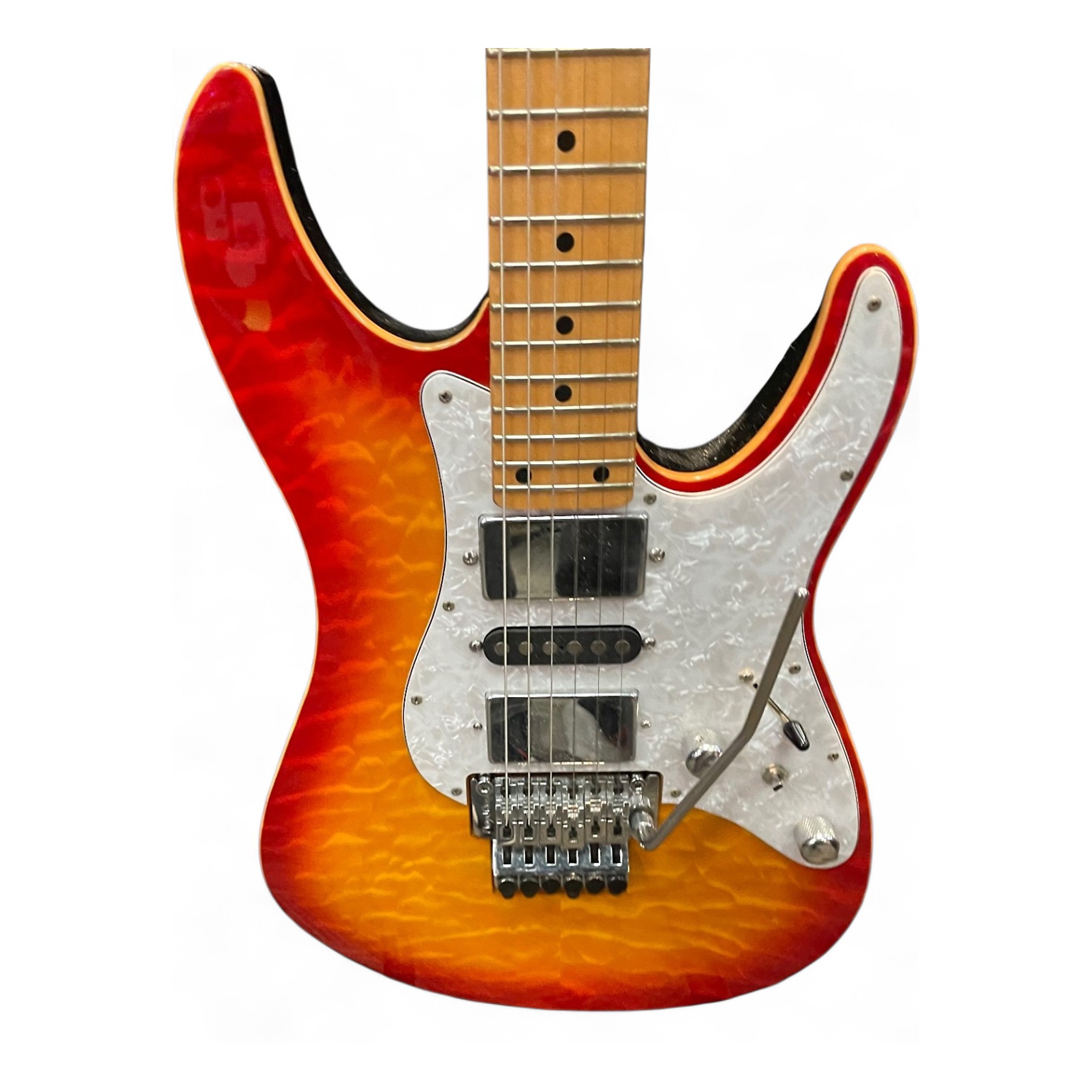 Used 2008 Schecter Guitar Research SD-2 2 Tone Sunburst Solid Body