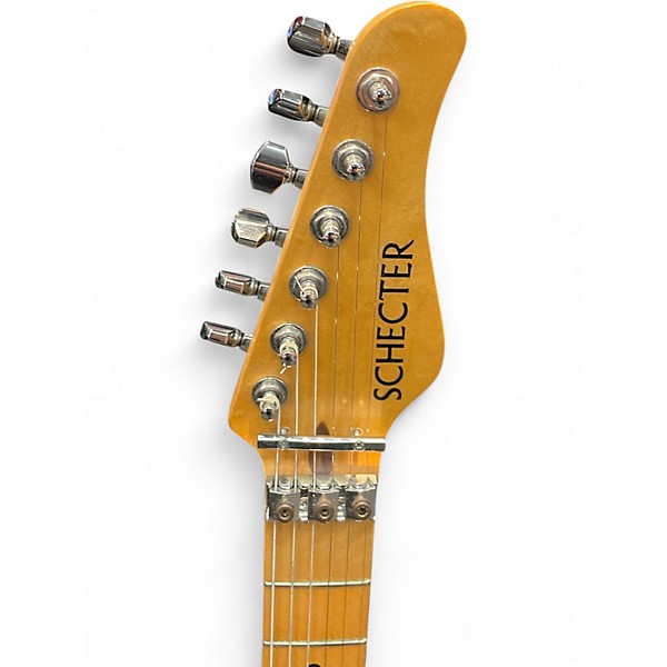 Used 2008 Schecter Guitar Research SD-2 2 Tone Sunburst Solid Body Electric Guitar