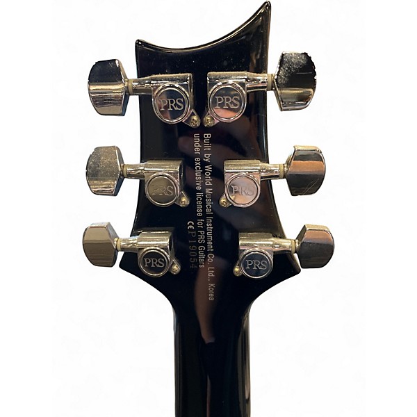 Used PRS CUSTOM SE Floyd BLACK QUILT Solid Body Electric Guitar