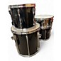 Used 2010s Pearl 5 Piece Export Black Drum Kit
