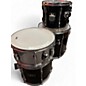 Used 2010s Pearl 5 Piece Export Black Drum Kit