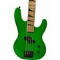 Used 2022 Jackson LTD ED JS SER CONC BASS JS1 NEON GREEN Electric Bass Guitar