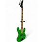 Used 2022 Jackson LTD ED JS SER CONC BASS JS1 NEON GREEN Electric Bass Guitar