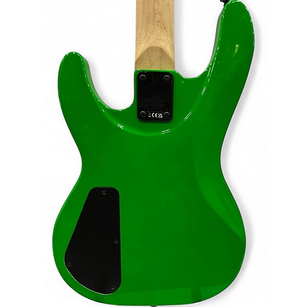 Used 2022 Jackson LTD ED JS SER CONC BASS JS1 NEON GREEN Electric Bass Guitar