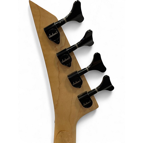 Used 2022 Jackson LTD ED JS SER CONC BASS JS1 NEON GREEN Electric Bass Guitar