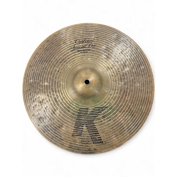 Used Zildjian 14in K CUSTOM SPECIAL DRY HI HATS Cymbal