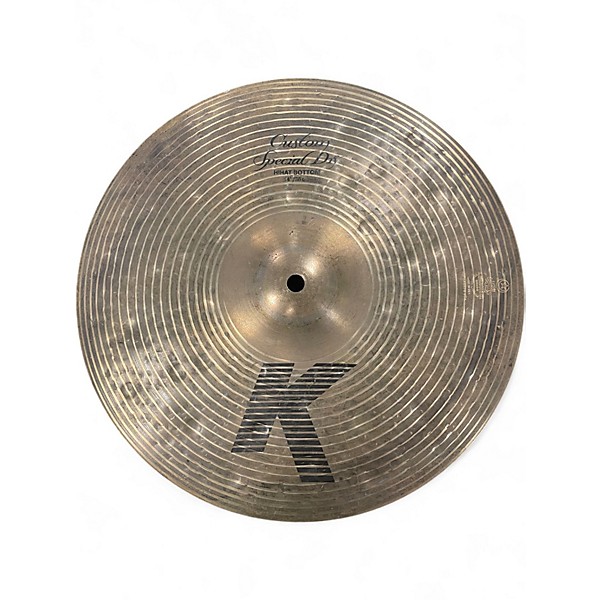 Used Zildjian 14in K CUSTOM SPECIAL DRY HI HATS Cymbal