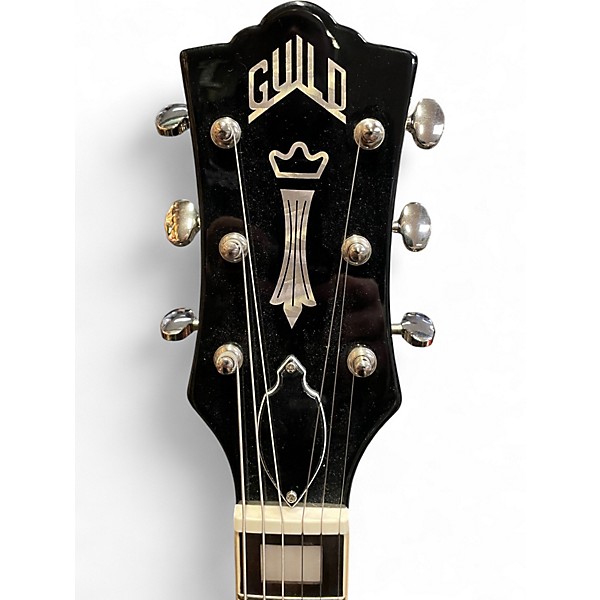 Used Guild ARISTOCRAT Trans Black Solid Body Electric Guitar