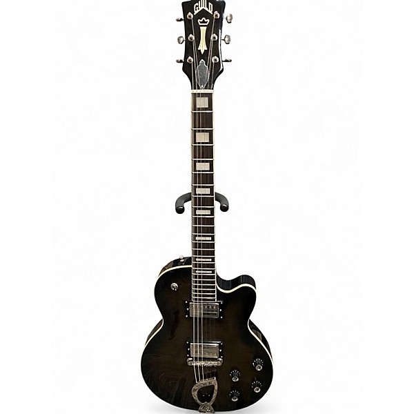 Used Guild ARISTOCRAT Trans Black Solid Body Electric Guitar