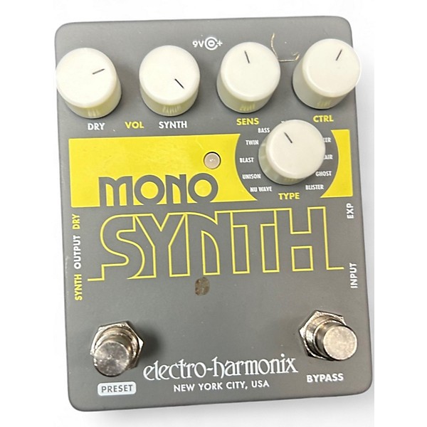 Used Electro-Harmonix Guitar Mono Synth Effect Pedal