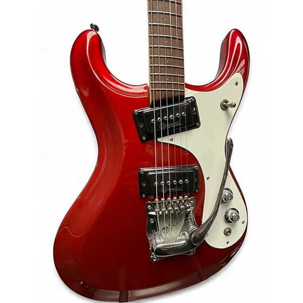 Vintage 1970s Mosrite V-1 RED Solid Body Electric Guitar