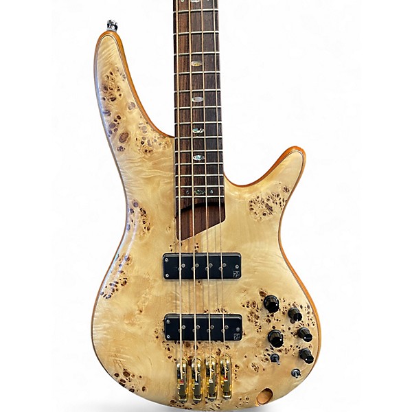 Used 2010s Ibanez SR1600 Natural Flat Electric Bass Guitar