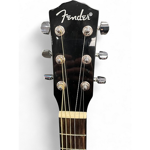 Used Fender CD140SCE BLACK Acoustic Electric Guitar