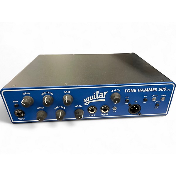 Used Aguilar Tone Hammer 500 500W LTD EDITION BLUE Bass Amp Head
