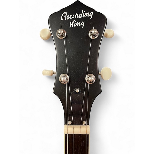 Used Recording King RKOH-06 Natural Banjo