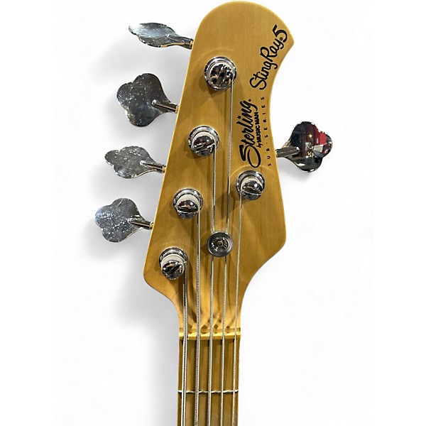 Used Sterling by Music Man Sub Series StingRay 5 Mint Green Electric Bass Guitar